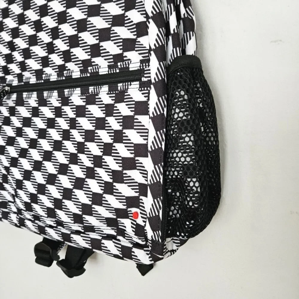 NWT STATE Bags Bedford Twill Backpack | Black & White Geo Print